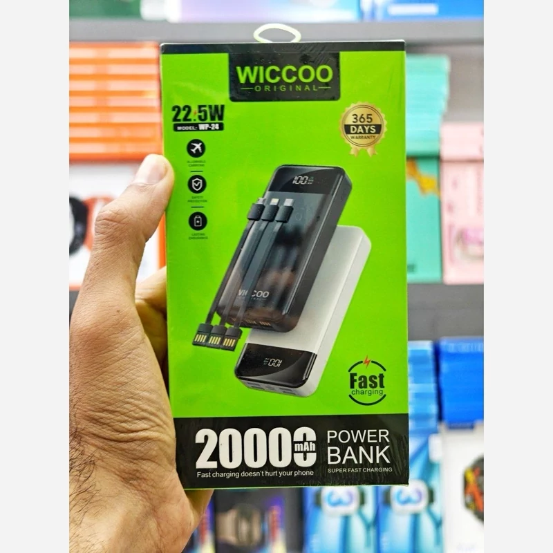 پاوربانک  20 هزار ویکو مدل WICCOO WP-24