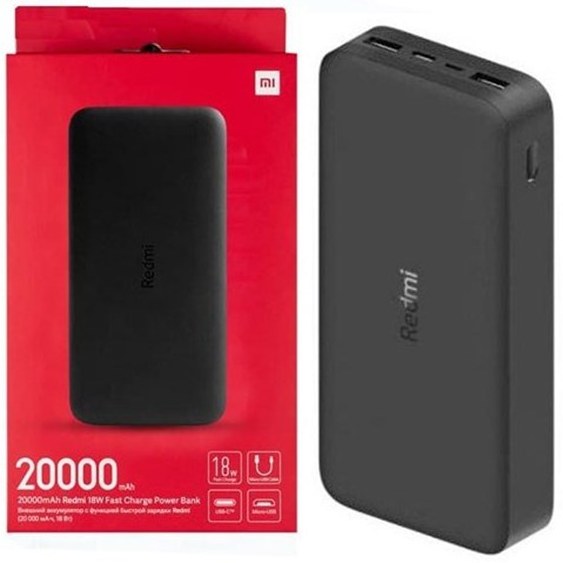 پاور بانک شیائومی مدل Redmi PB200LZM ظرفیت20000میلی آمپر