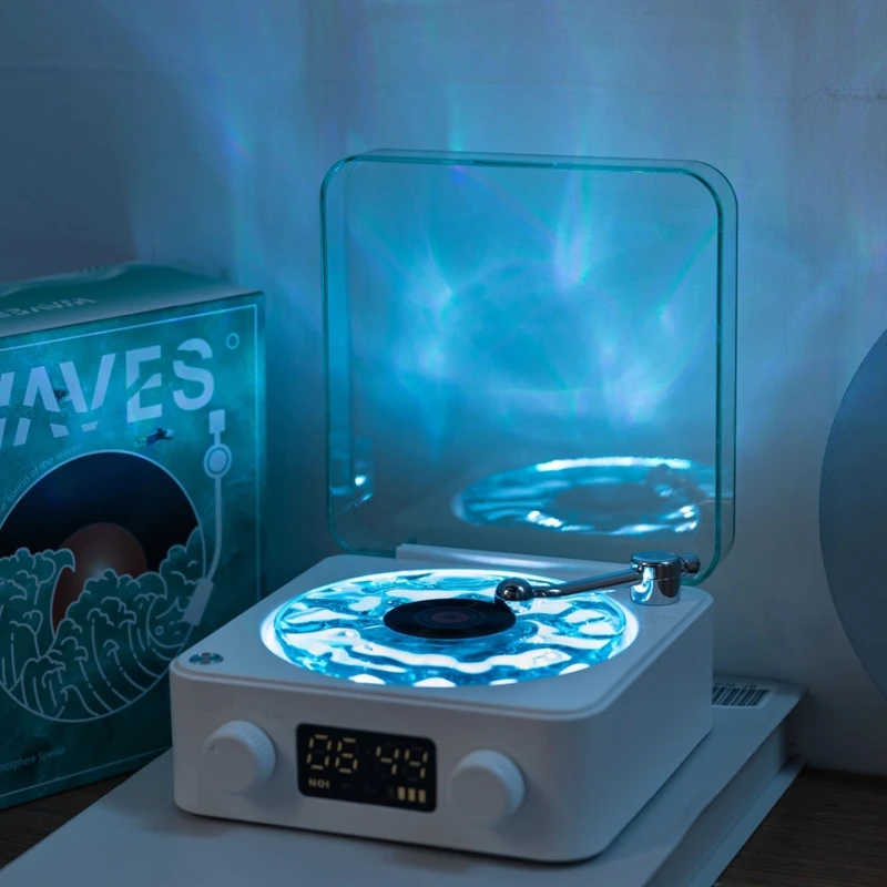 اسپیکر بلوتوثی طرح گرامافونی مدل waves