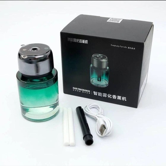 بخور ساز و خوشبو کننده هوشمند ماشین مدل Fragrance Air Diffuser به همراه پروجکشن آسمان پر ستاره