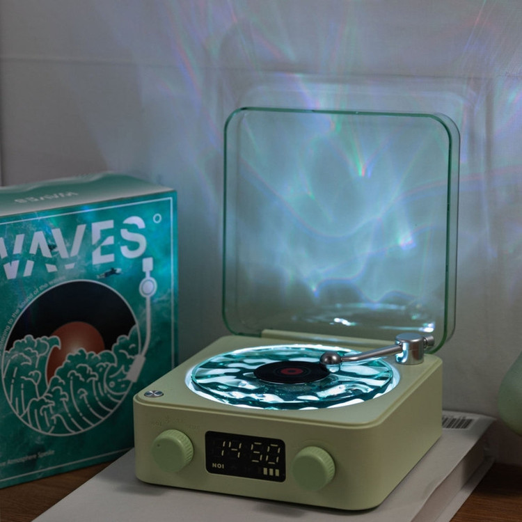 اسپیکر بلوتوثی قابل حمل طرح گرامافونی مدل waves