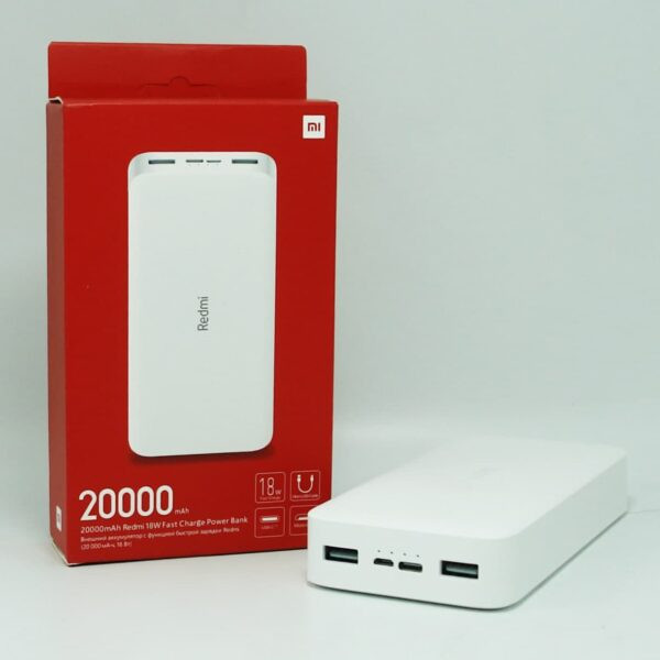 پاوربانک شیائومی مدل Redmi global ظرفیت 20000 میلی آمپرساعت